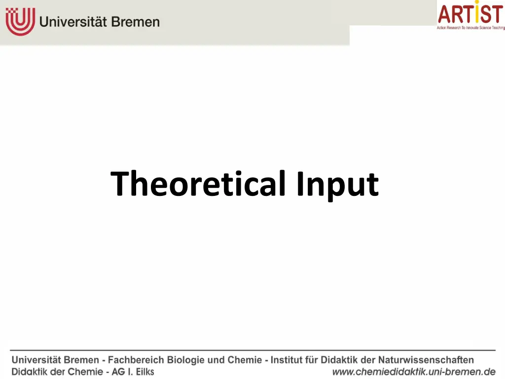 theoretical input