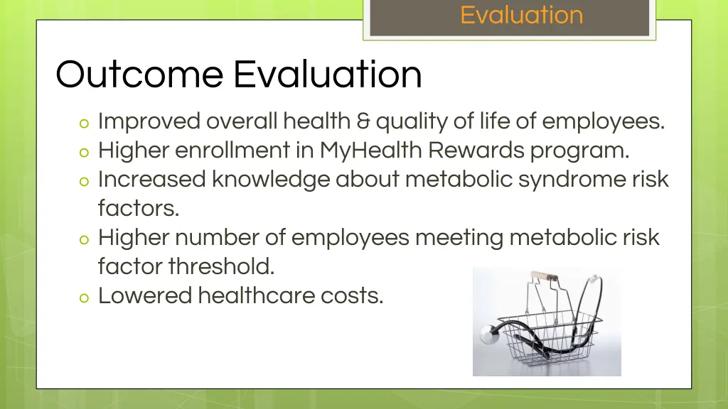 evaluation 2
