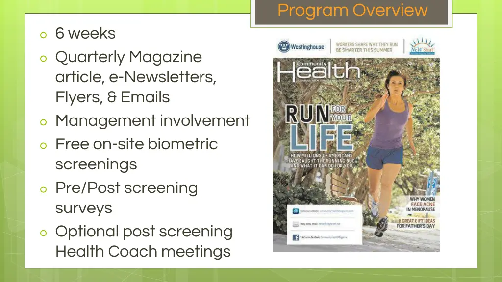 program overview 1