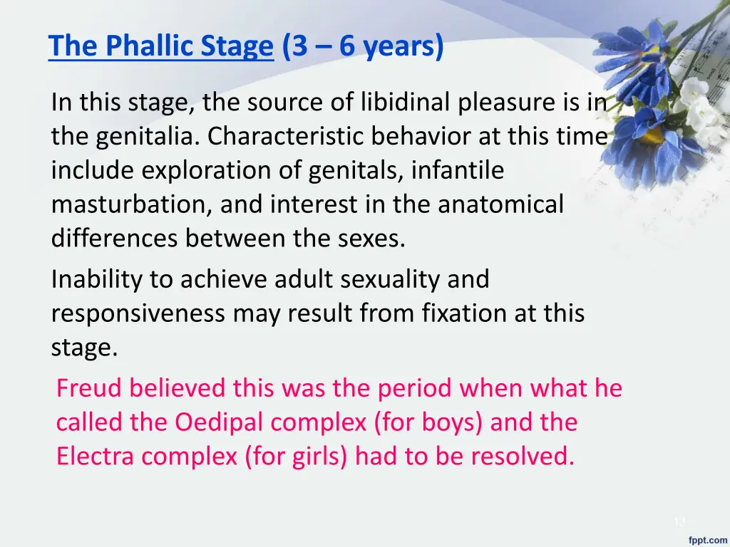 the phallic stage 3 6 years