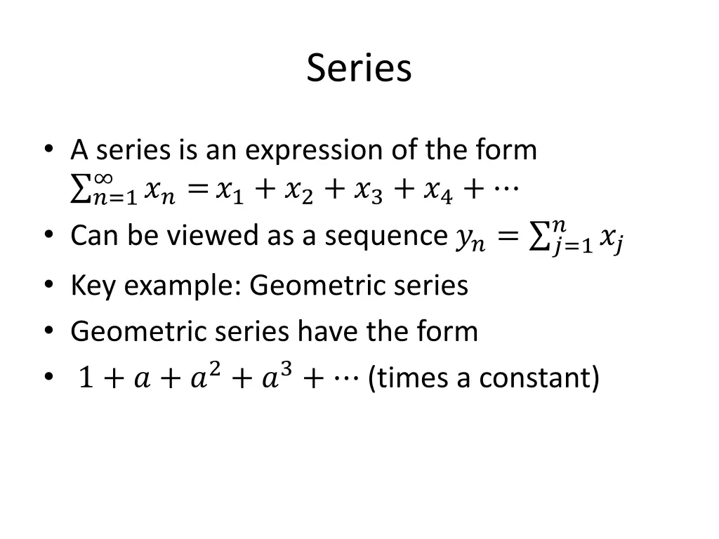 series