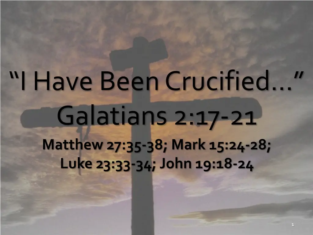 i have been crucified galatians 2 17 21 matthew