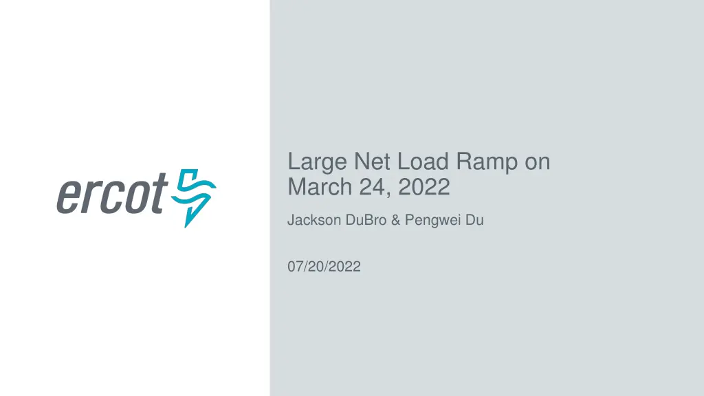 large net load ramp on march 24 2022