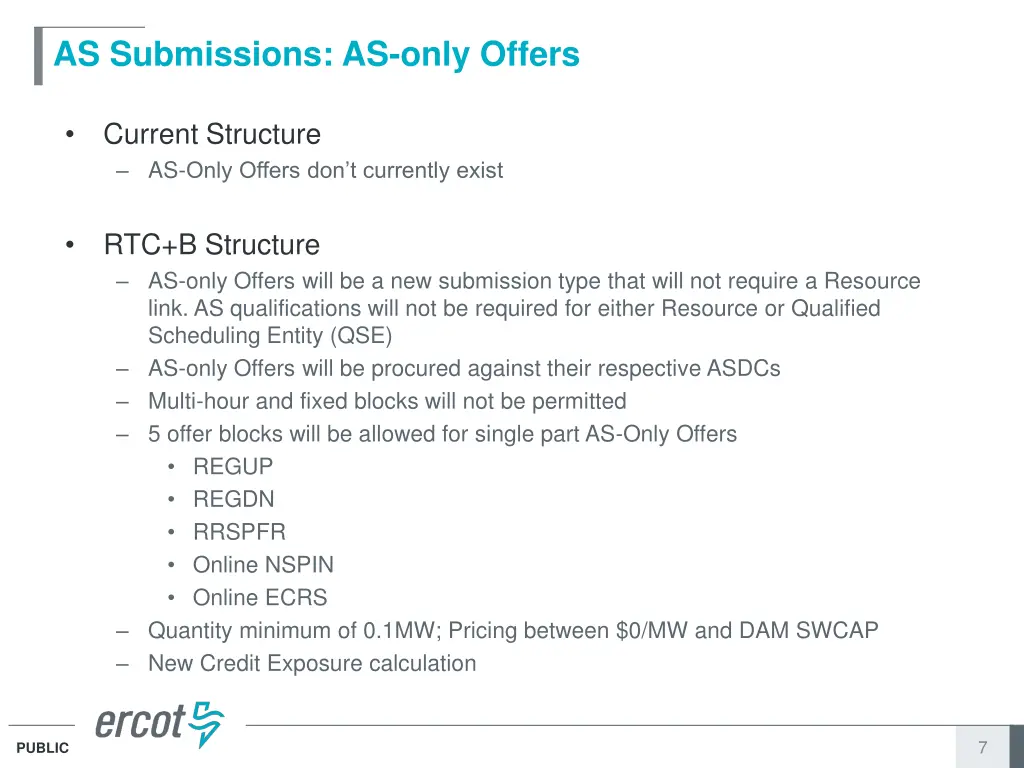as submissions as only offers