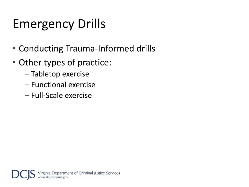 emergency drills 3
