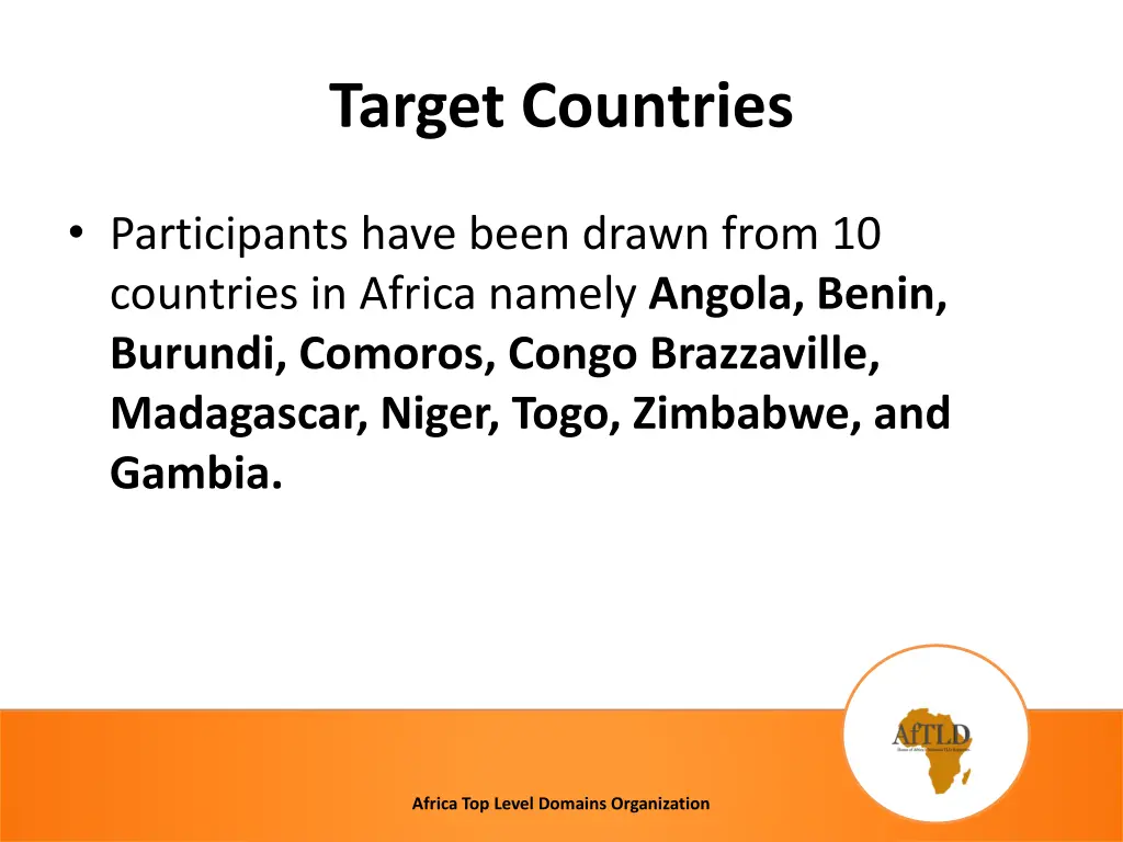 target countries
