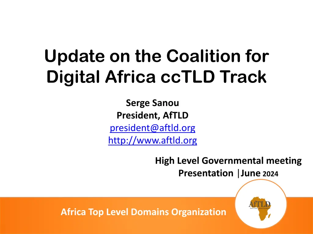 update on the coalition for digital africa cctld