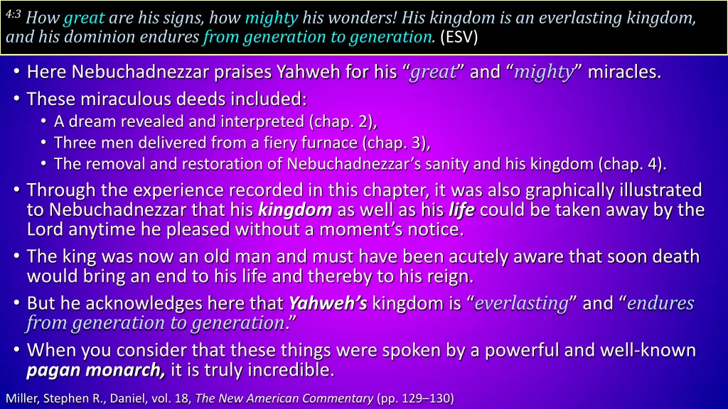 4 3 how great are his signs how mighty