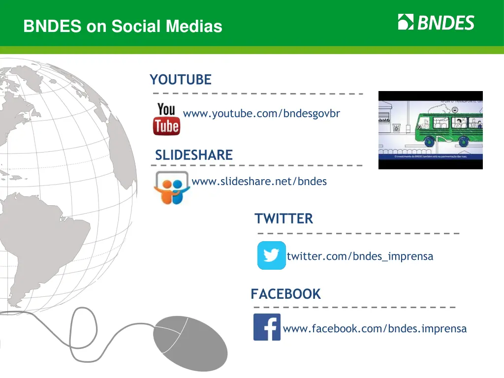 bndes on social medias