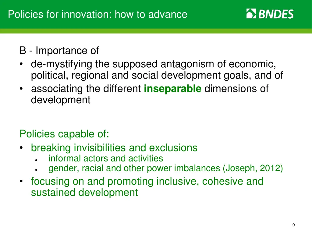 policies for innovation how to advance 6