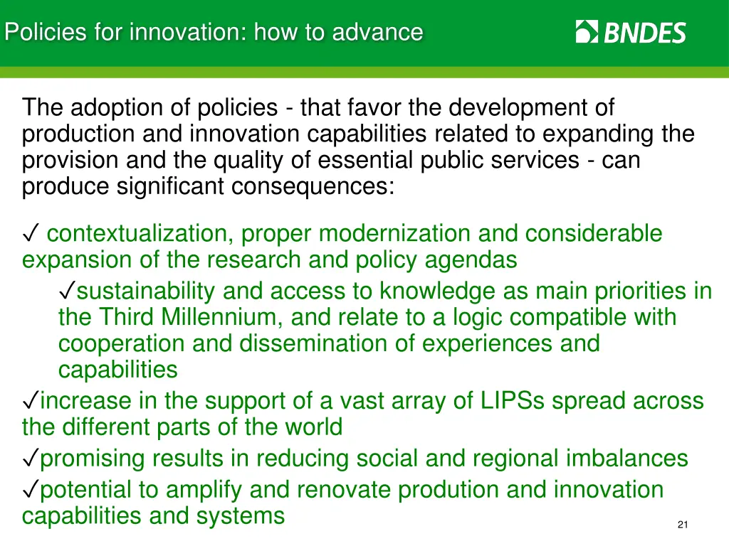 policies for innovation how to advance 9