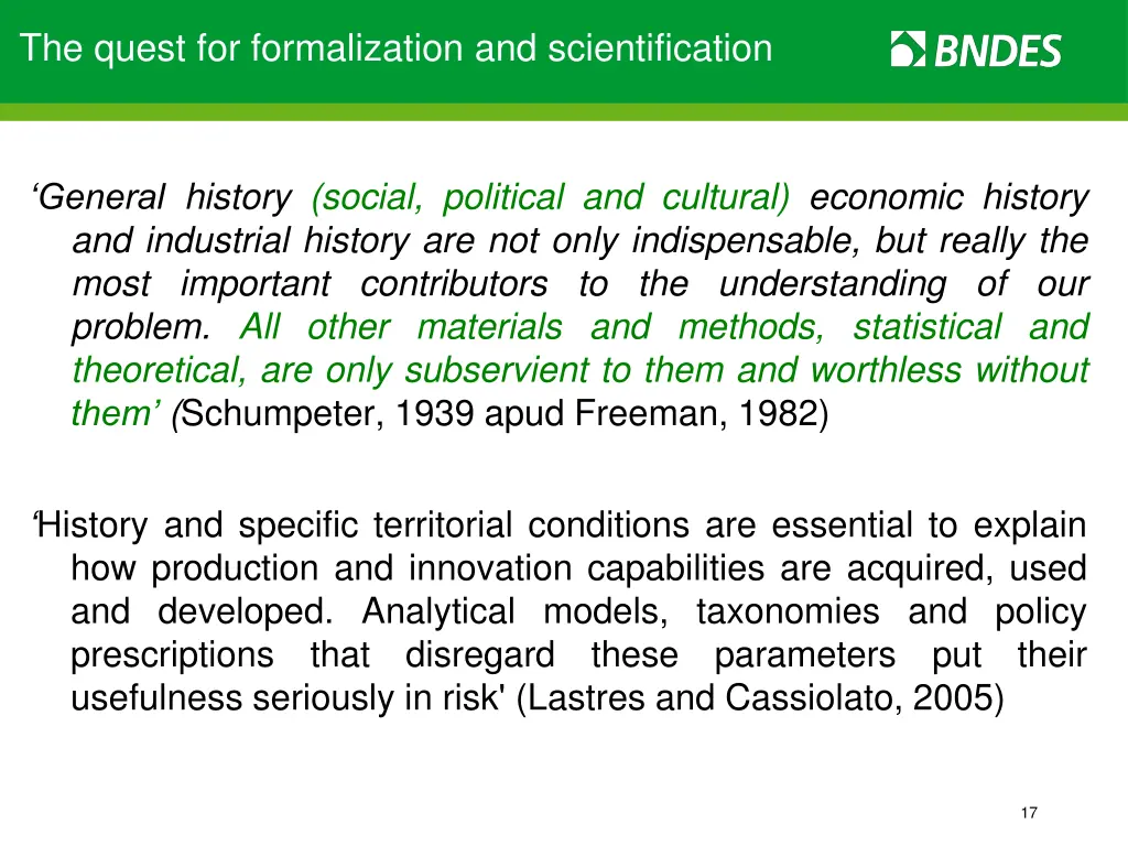 the quest for formalization and scientification