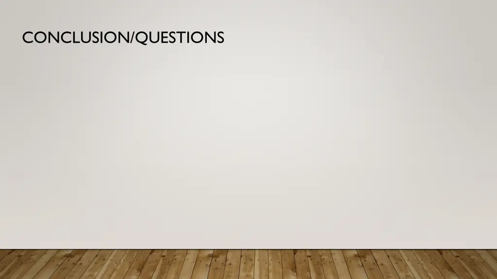 conclusion questions