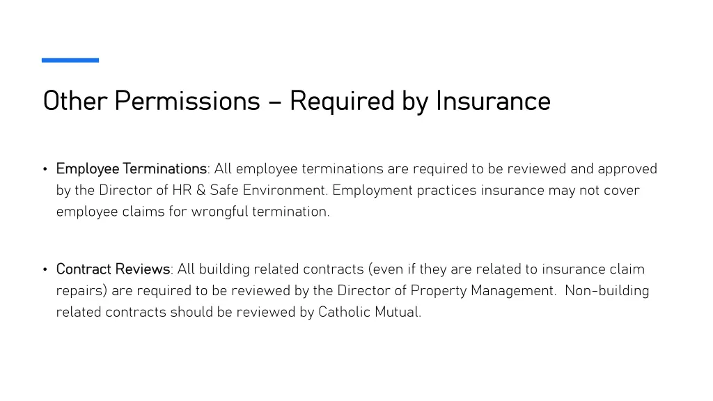 other permissions other permissions required