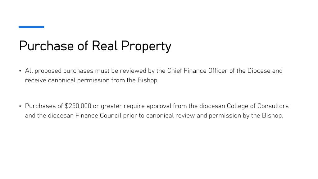 purchase of real property purchase of real