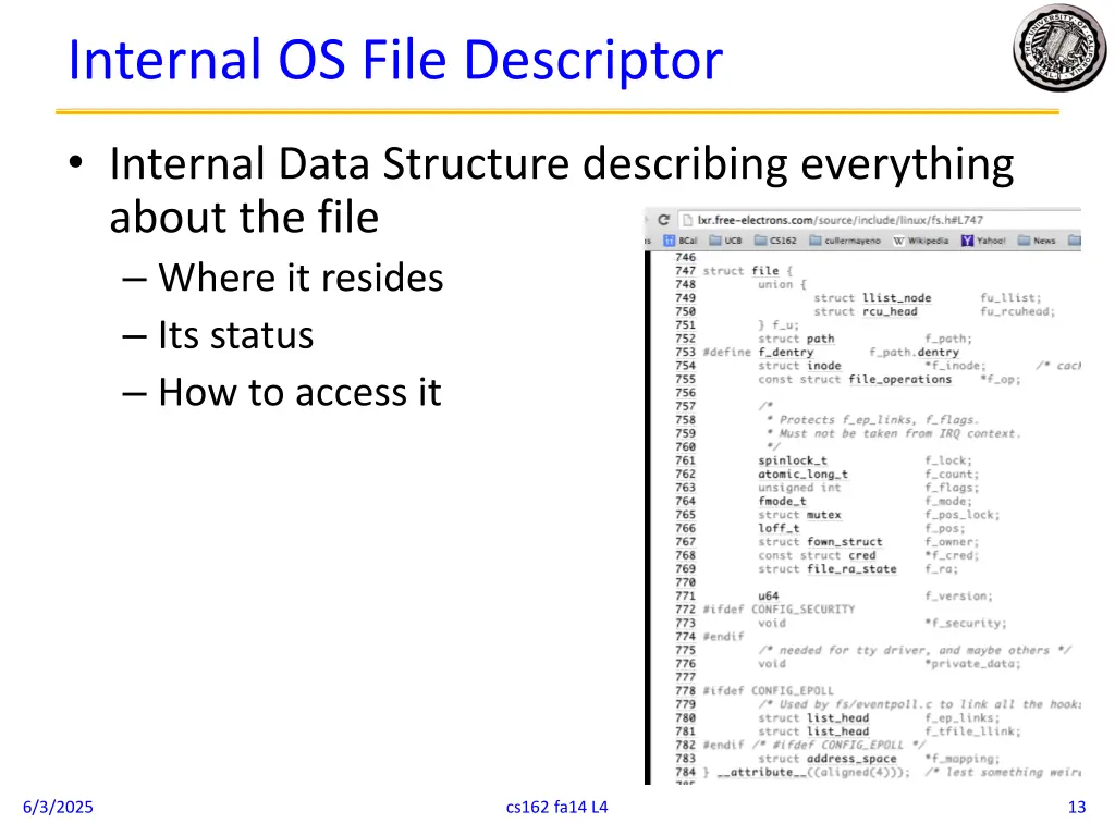 internal os file descriptor