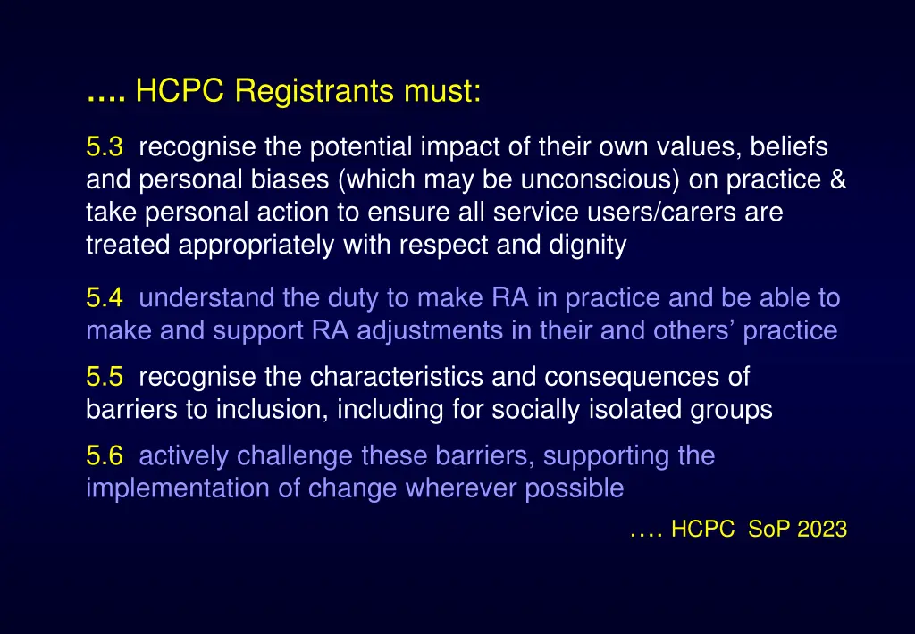 hcpc registrants must