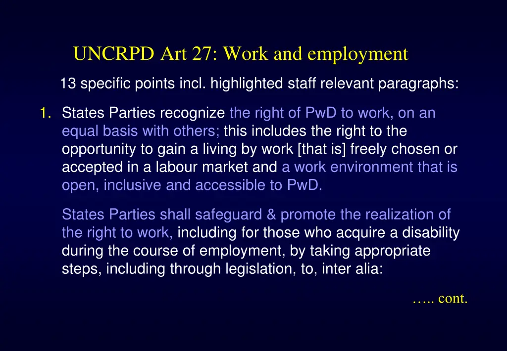 uncrpd art 27 work and employment