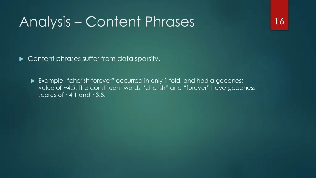 analysis content phrases