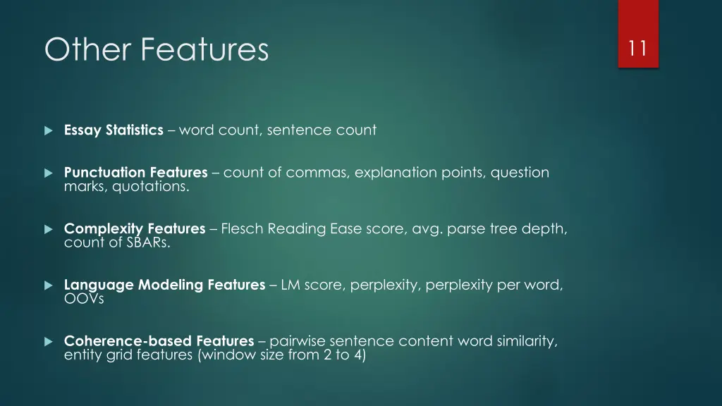 other features