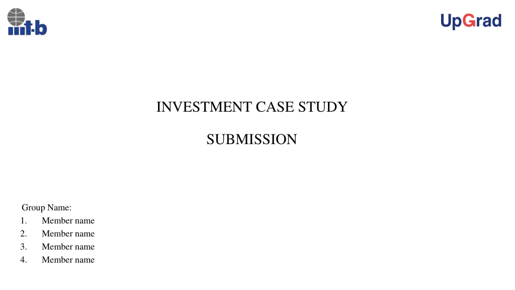 investment case study