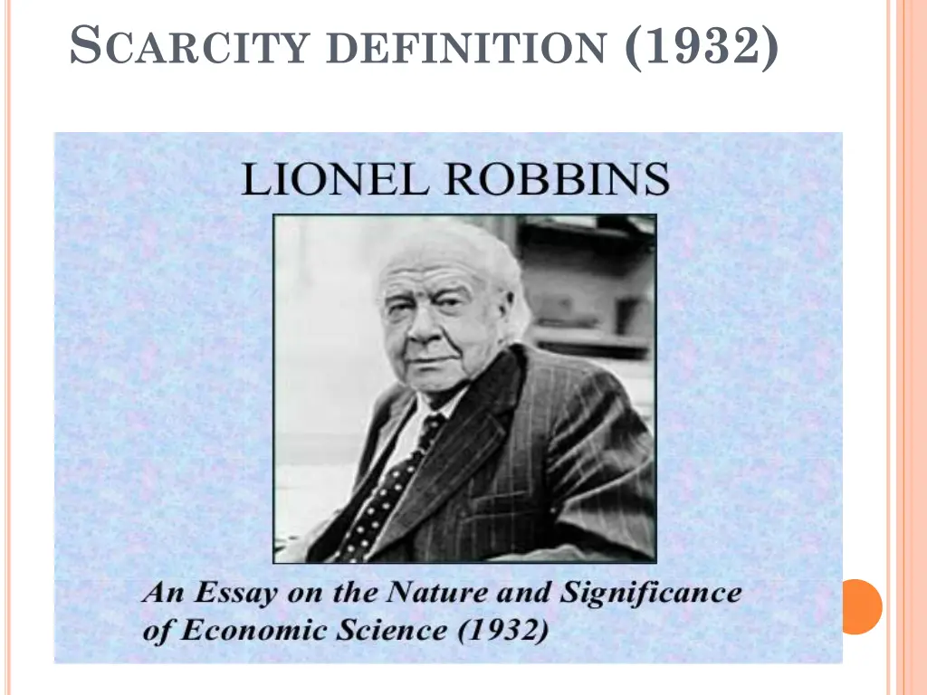 s carcity definition 1932