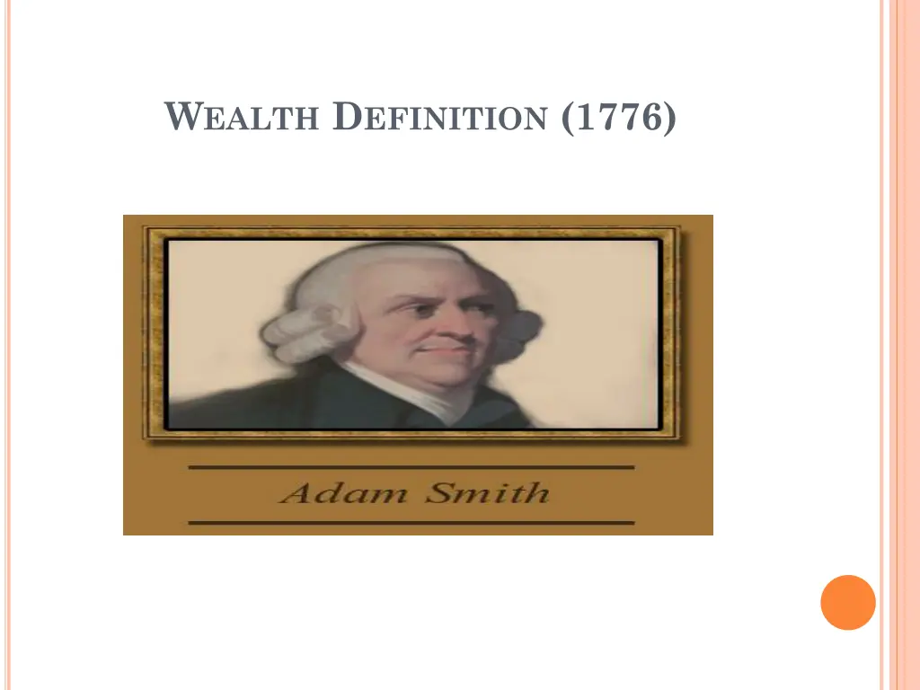 w ealth d efinition 1776