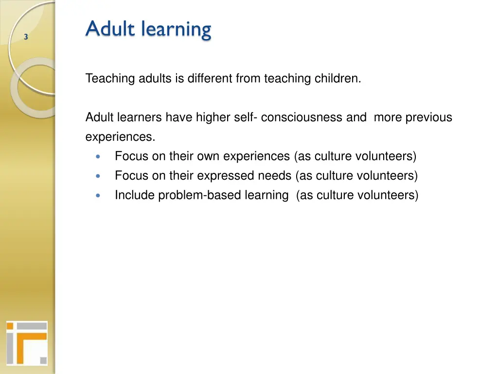 adult learning