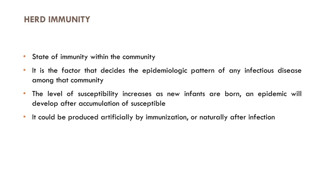 herd immunity