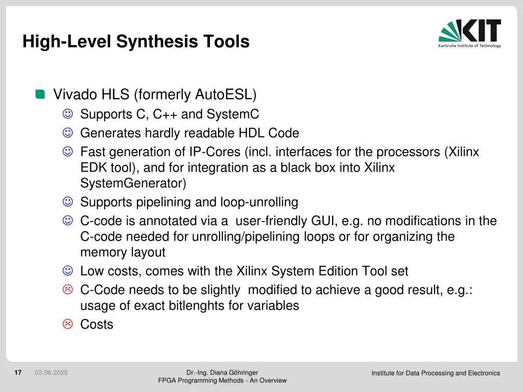 high level synthesis tools 2
