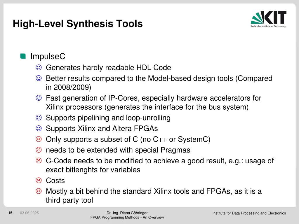 high level synthesis tools