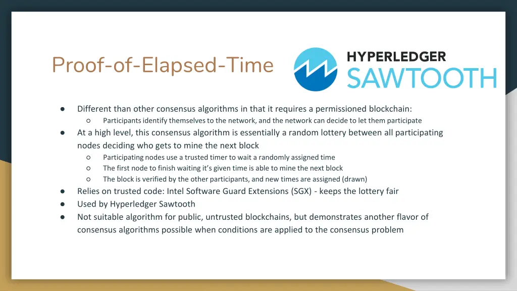 proof of elapsed time