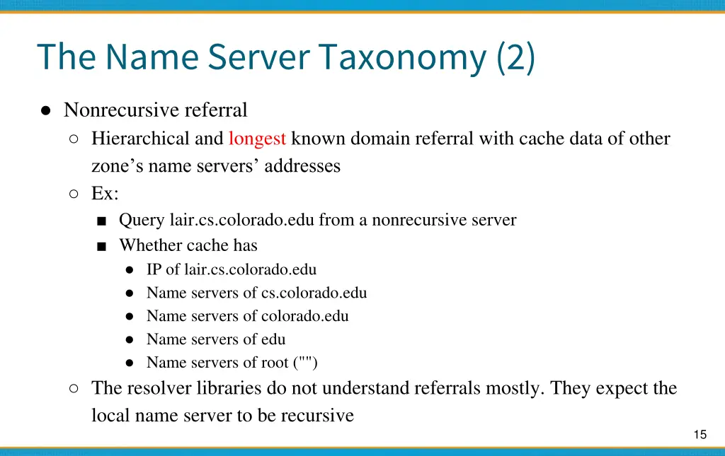 the name server taxonomy 2
