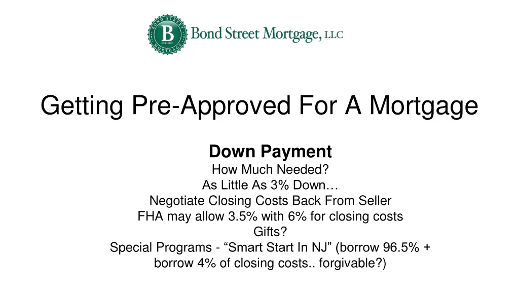 getting pre approved for a mortgage 4