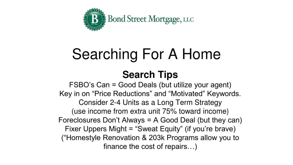 searching for a home 1