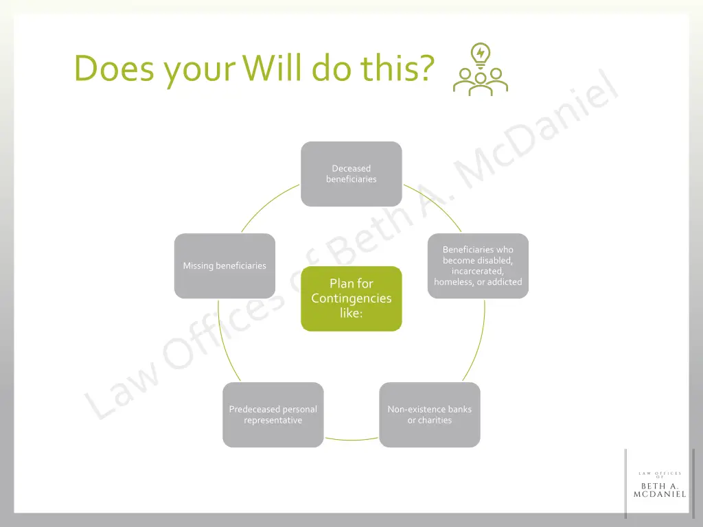 does your will do this