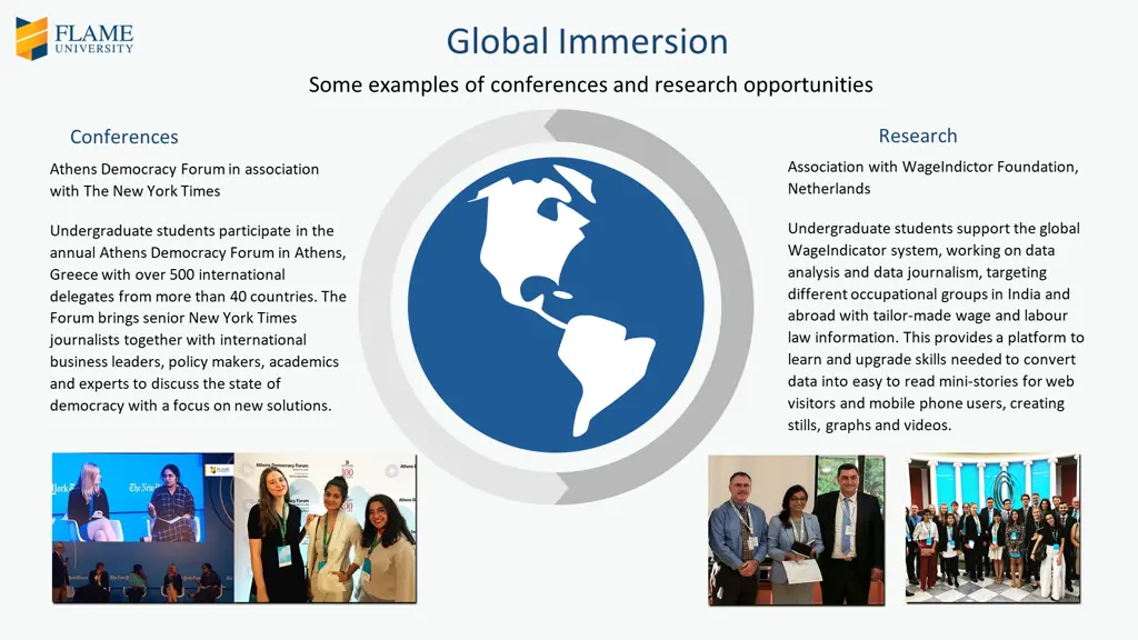 global immersion some examples of conferences