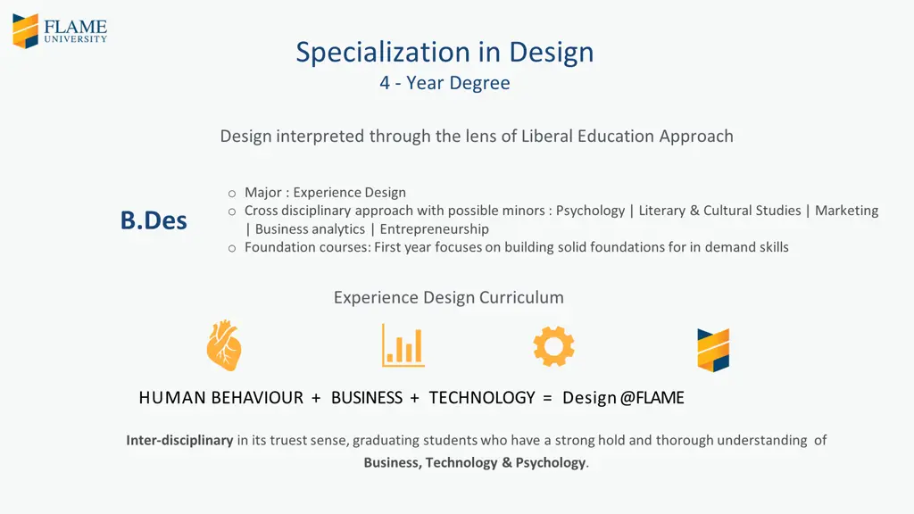 specialization in design 4 year degree