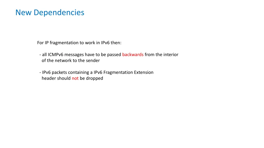new dependencies