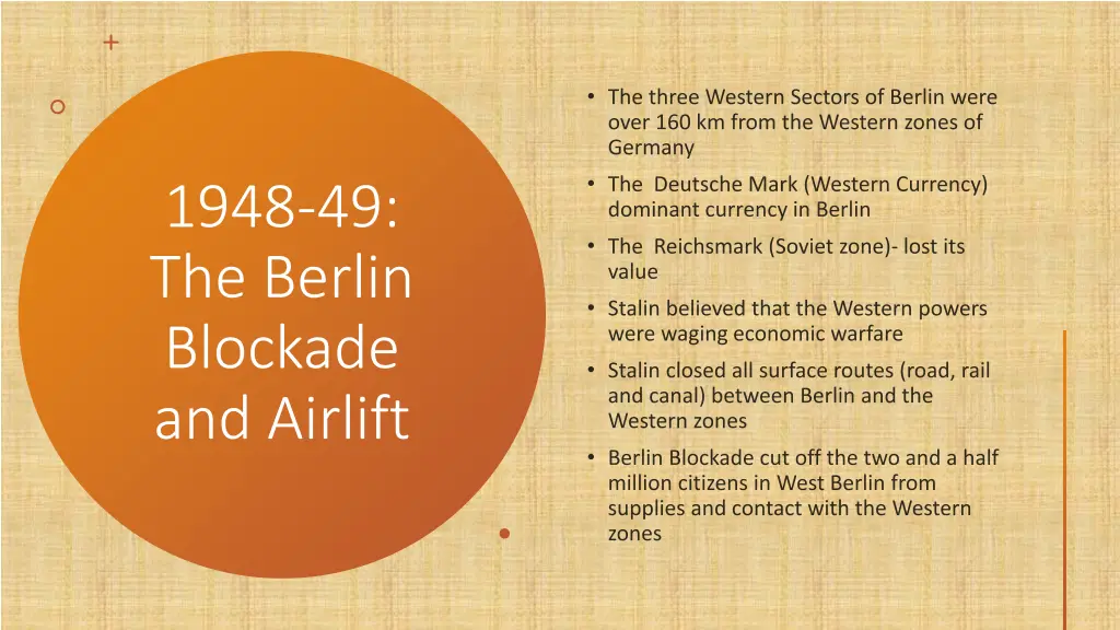 1948 49 the berlin blockade and airlift