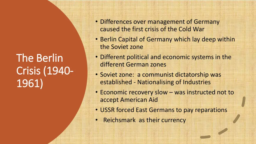differences over management of germany caused
