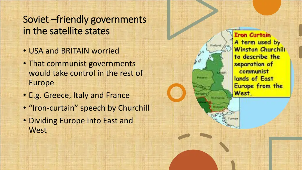 soviet soviet friendly governments friendly