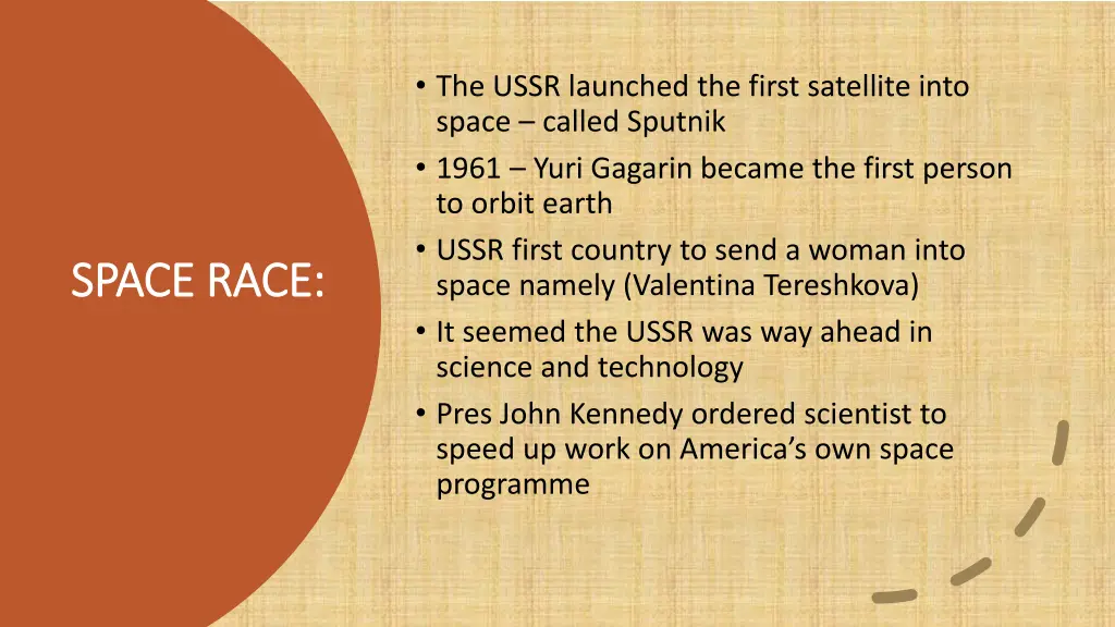 the ussr launched the first satellite into space