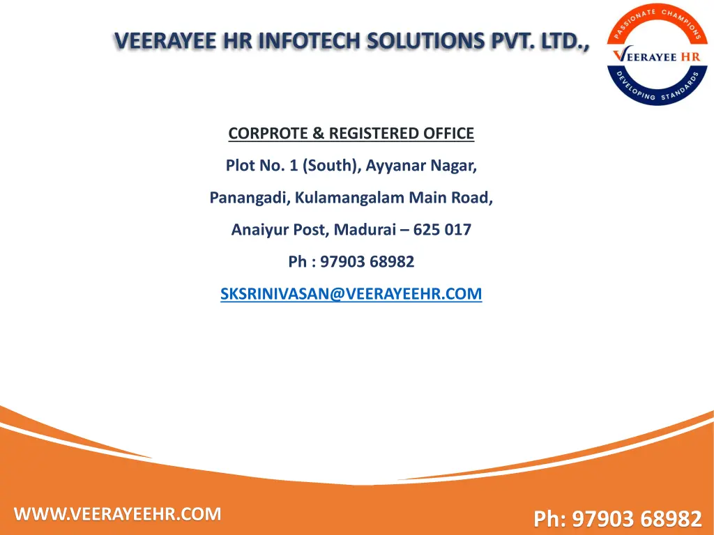veerayee hr infotech solutions pvt ltd 22