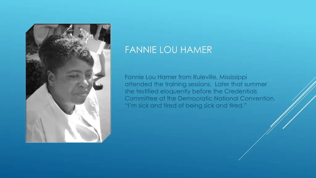 fannie lou hamer