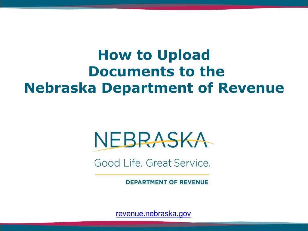 how to upload documents to the nebraska