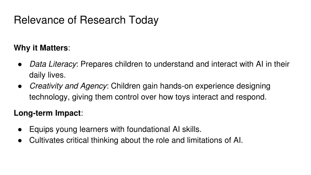 relevance of research today 1