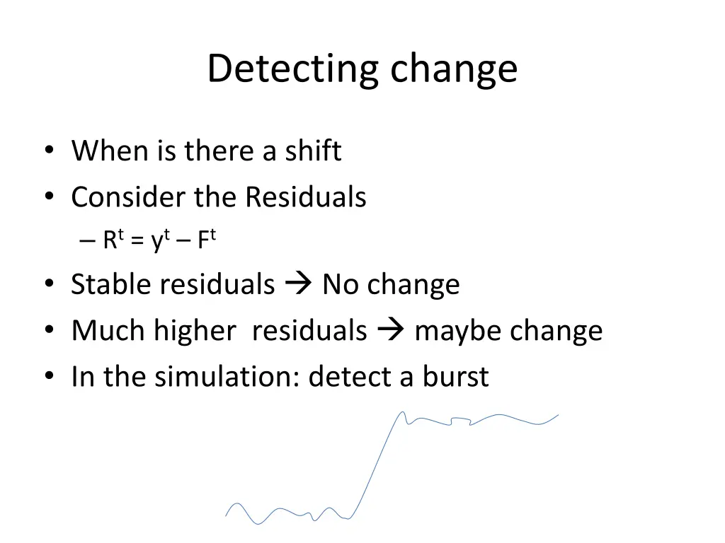 detecting change