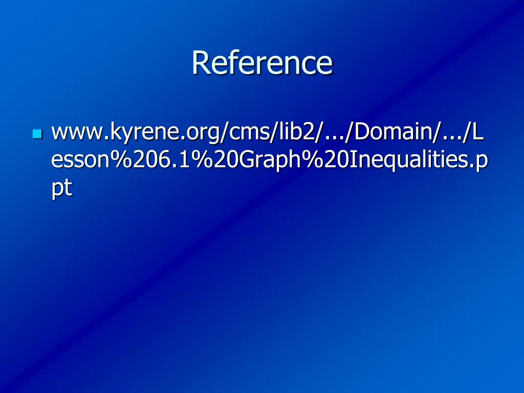 reference