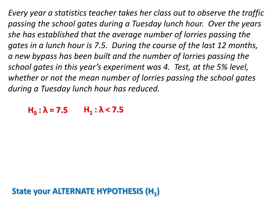 every year a statistics teacher takes her class 1